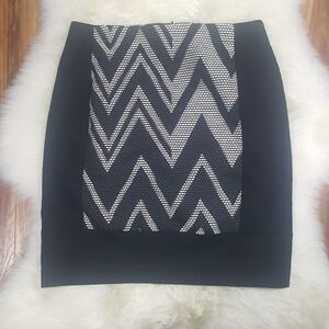 Worthington Chevron Print Pencil Skirt Size 6